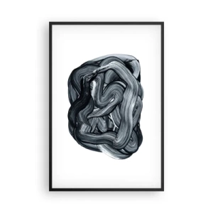 Plakat i sort ramme - Så enkelt er det ikke - 61x91 cm