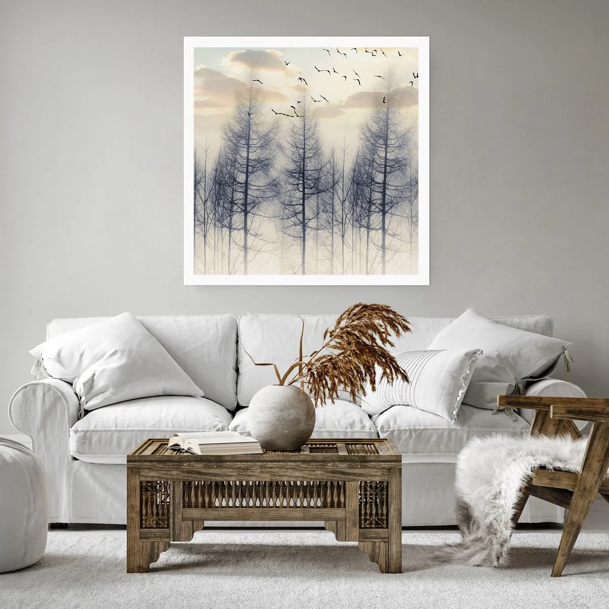 Plakat - Skovånder - 40x40 cm