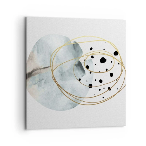 Lærredstryk - Billede på lærred - I rummets favntag - 60x60 cm