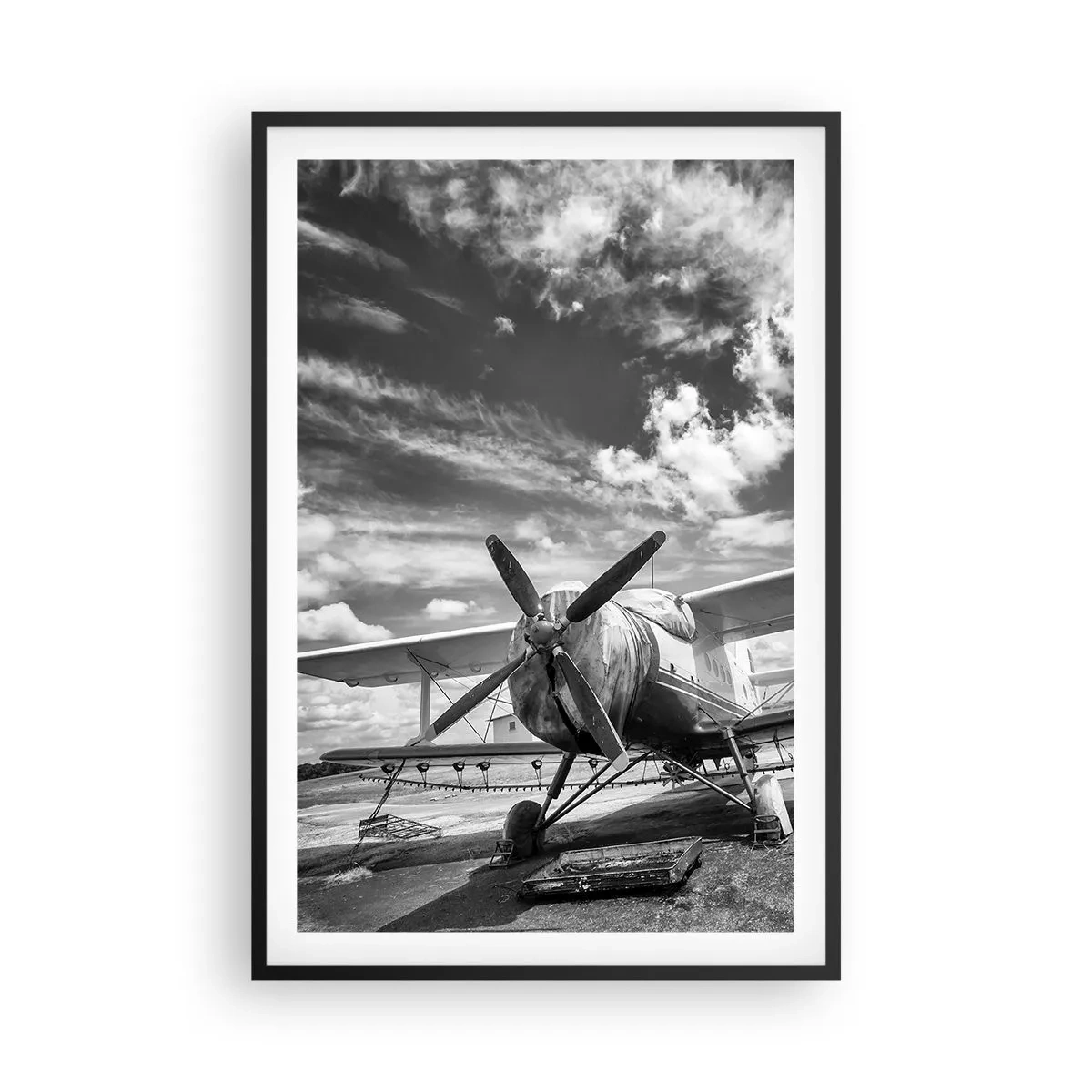 Plakat i sort ramme - Jeg kan ikke vente! - 61x91 cm