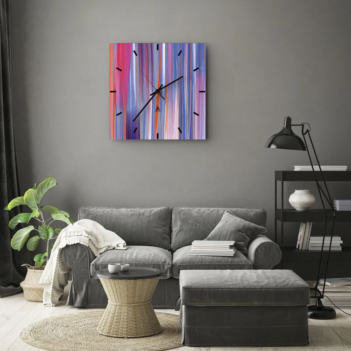 Vægur, Uret - Opstigning - 40x40 cm