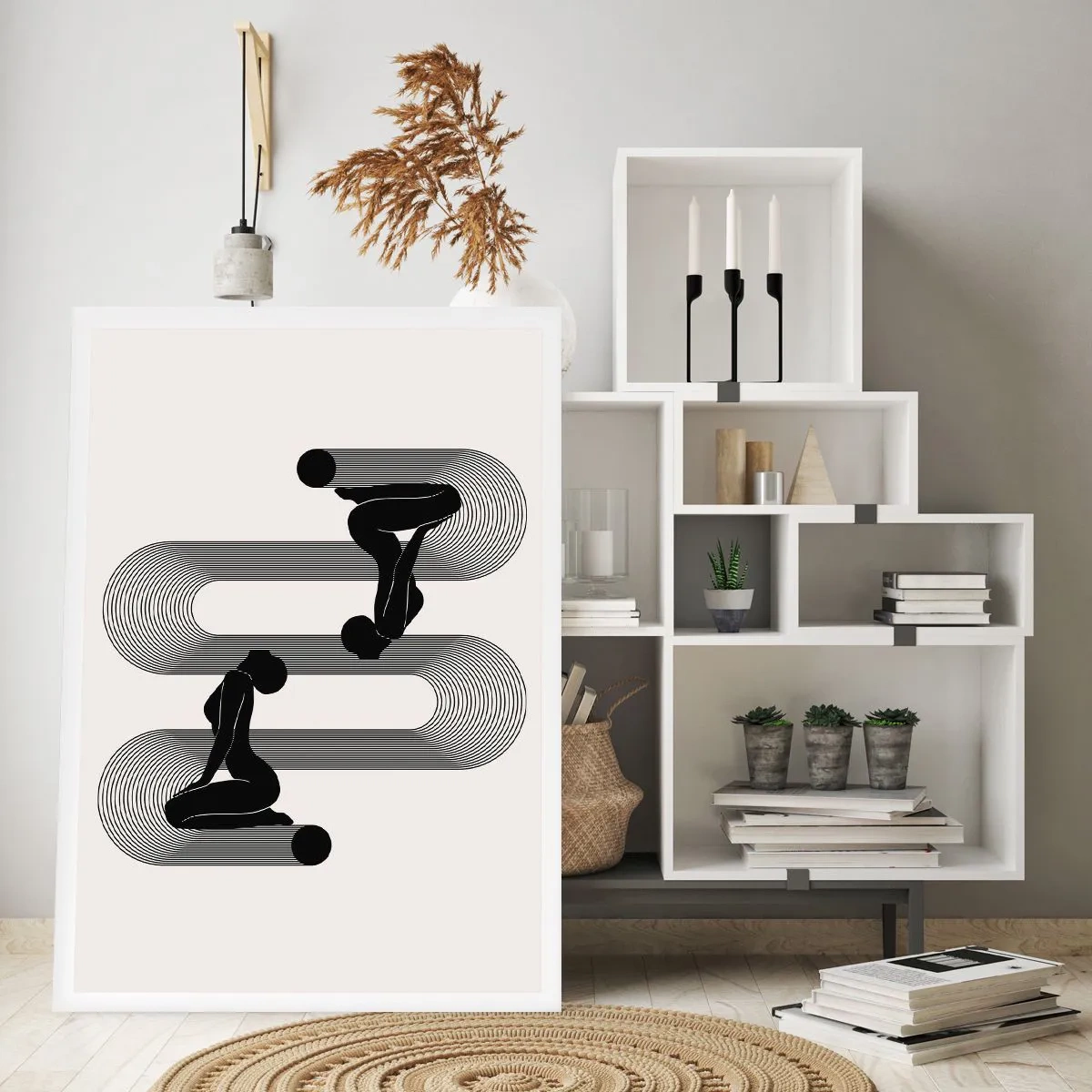 Plakat - Sensuel symmetri - 50x70 cm