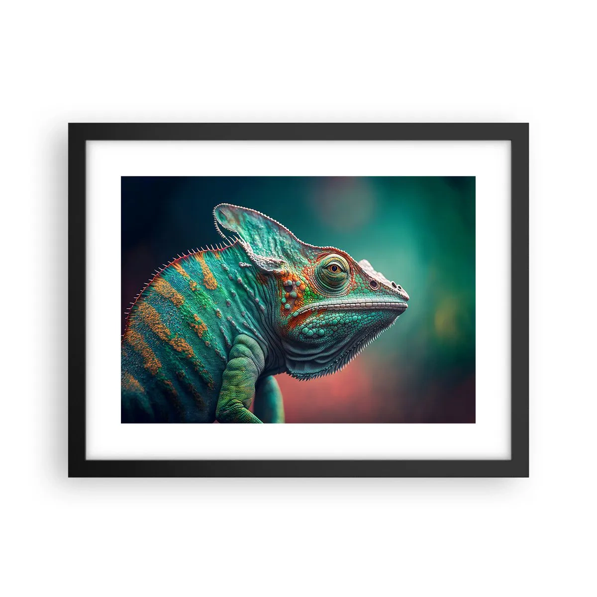 Plakat i sort ramme - Kan du se mig? Ikke godt... - 40x30 cm