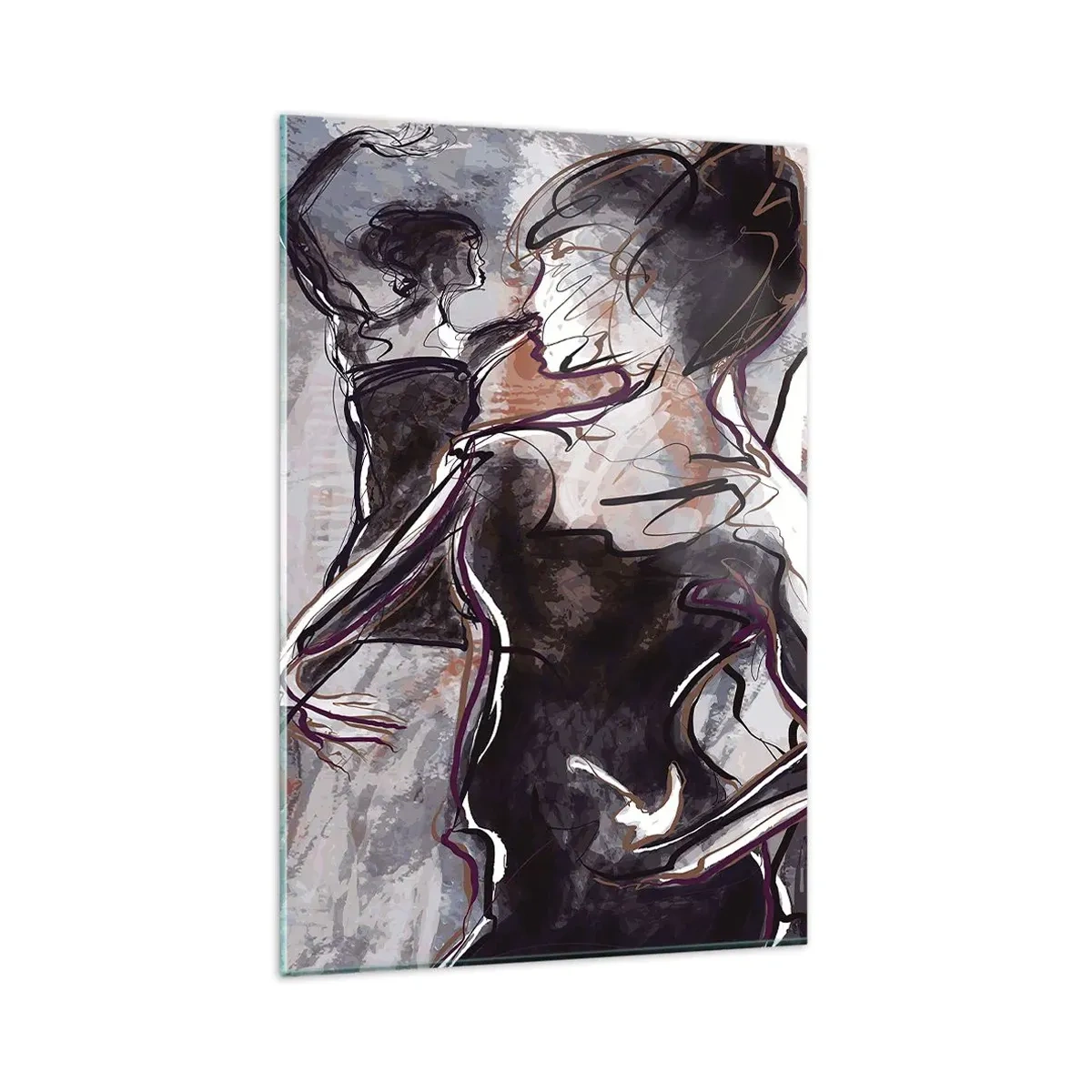 Billede på glas - Opløses i musikken - 80x120 cm