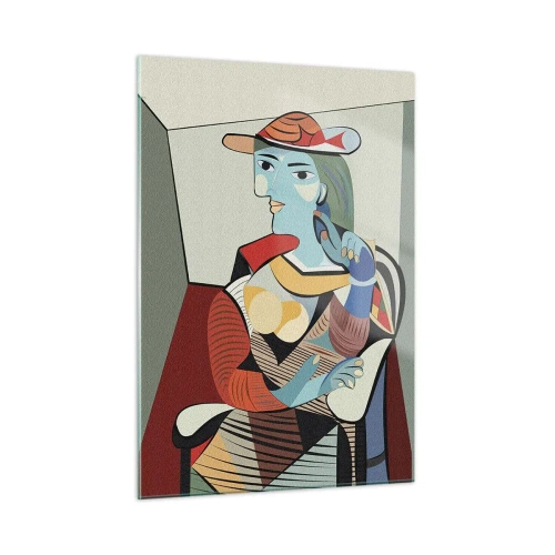 Billede på glas - Gennem Picassos øjne - 50x70 cm