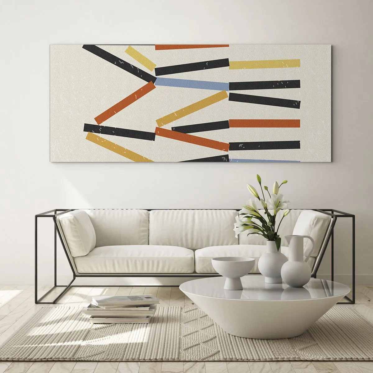 Billede på glas - Vandret komposition - 160x50 cm