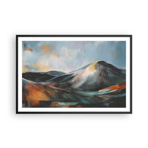 Plakat i sort ramme - Rå og smuk - 91x61 cm