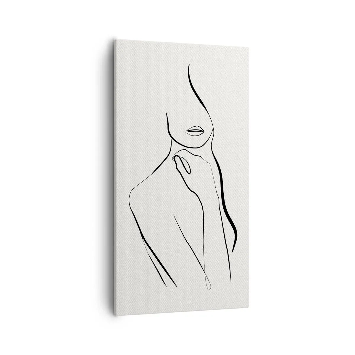 Lærredstryk - Billede på lærred - Bølge af melankoli - 55x100 cm