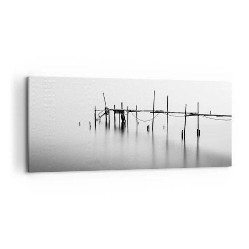 Lærredstryk - Billede på lærred - Hvad nu, hvis verden ikke eksisterer? - 100x40 cm