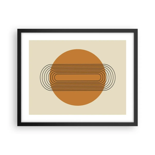 Plakat i sort ramme - Den perfekte plan - 50x40 cm