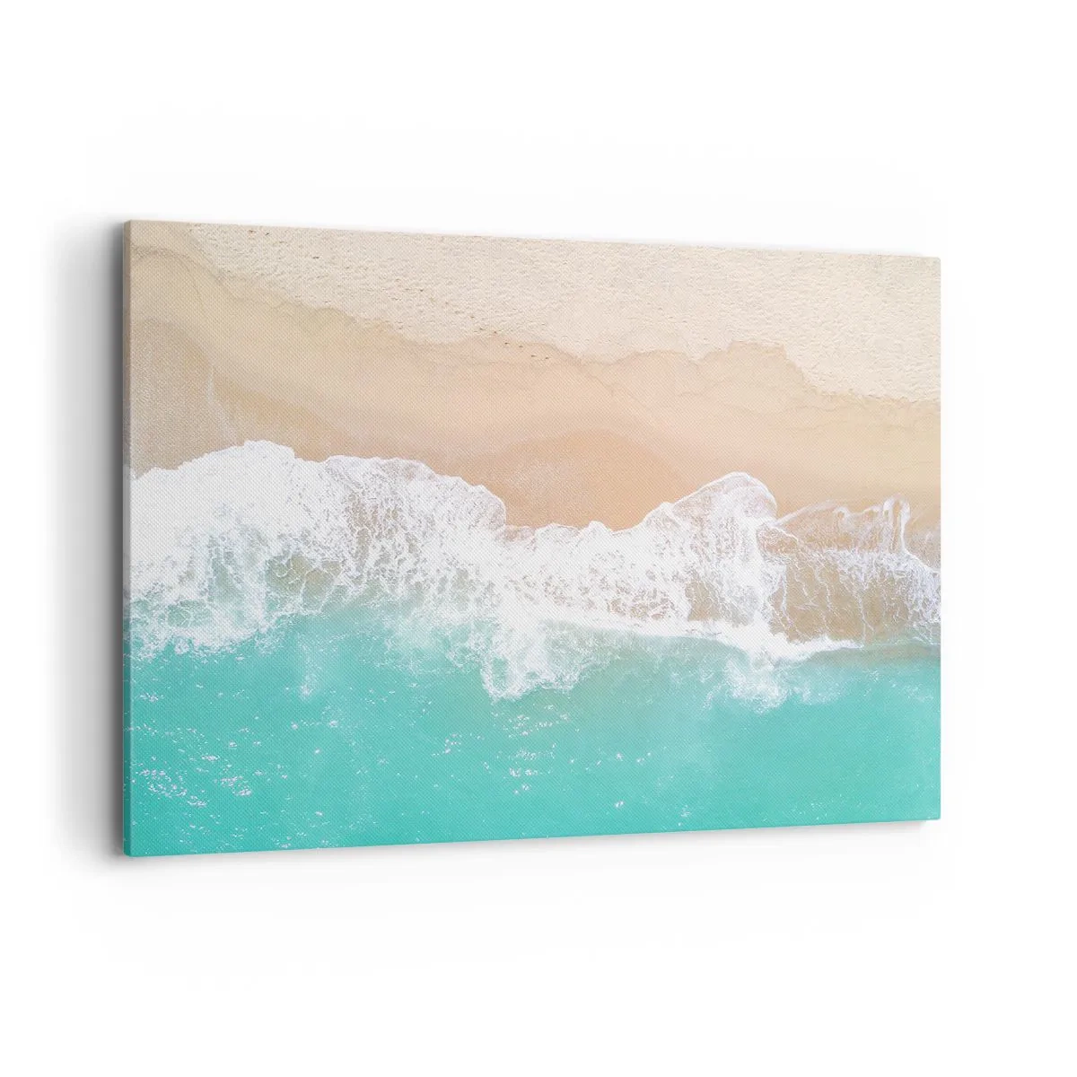 Lærredstryk - Billede på lærred - Kærlig berøring - 100x70 cm