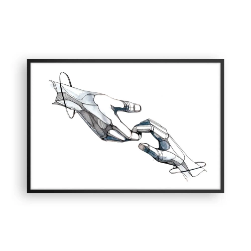 Plakat i sort ramme - En god gestus - 91x61 cm