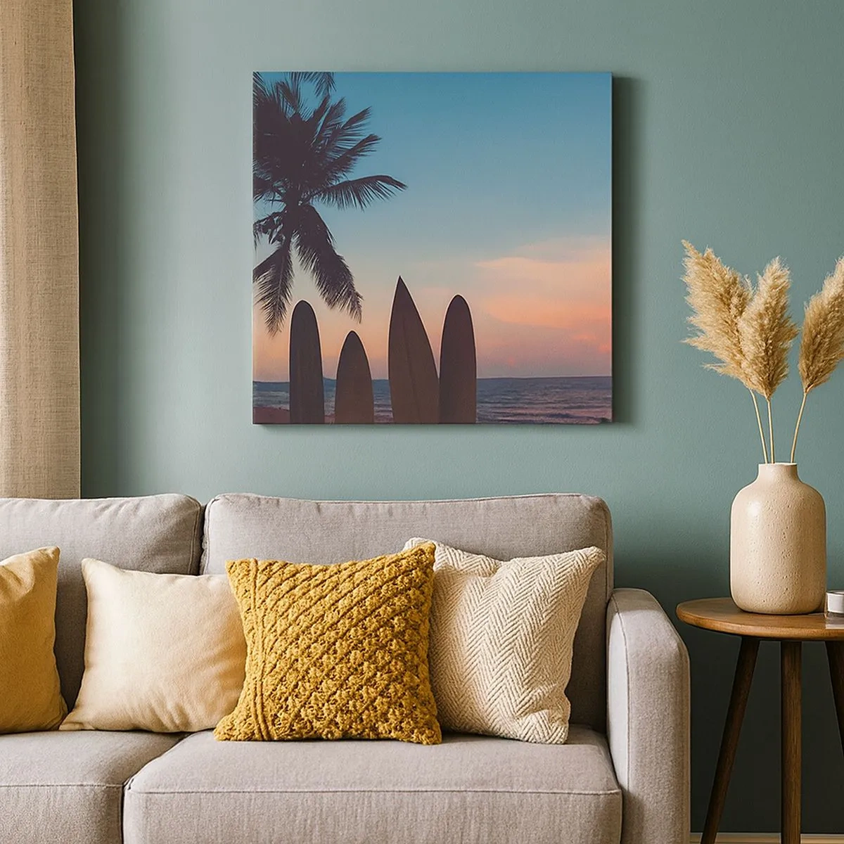 Lærredstryk - Billede på lærred - I morgen bliver også sjovt - 30x30 cm