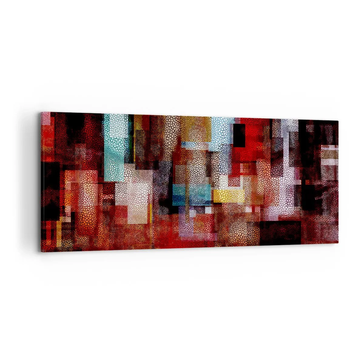 Lærredstryk - Billede på lærred - Forvirring med forvirring - 120x50 cm