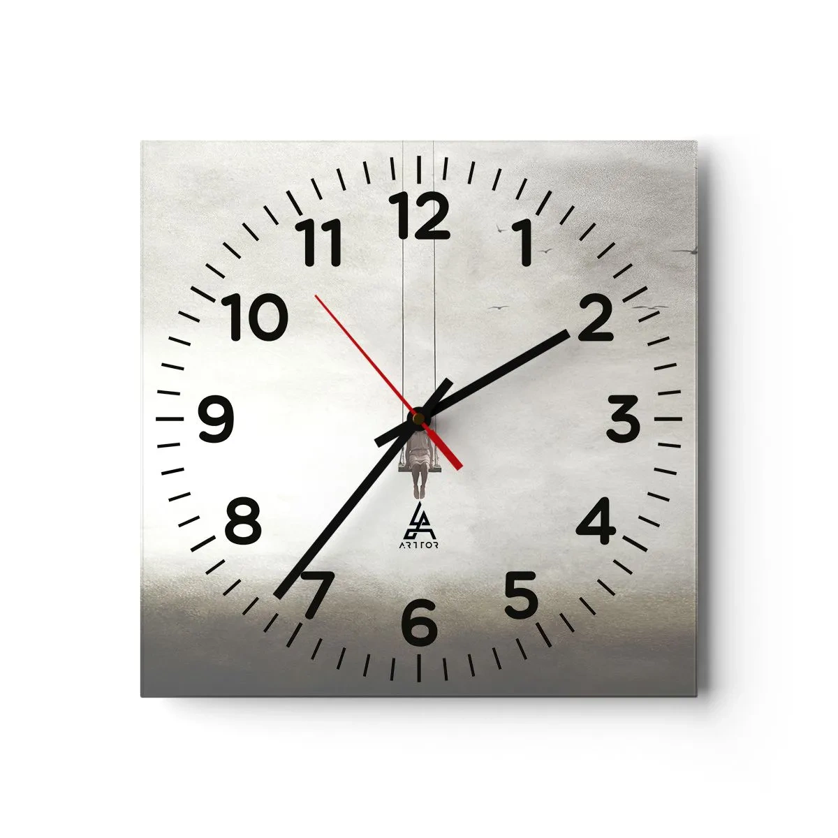 Vægur, Uret - Barnet i os selv - 40x40 cm