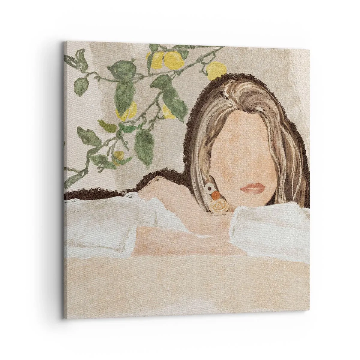 Lærredstryk - Billede på lærred - Sydstaternes skønhed - 50x50 cm