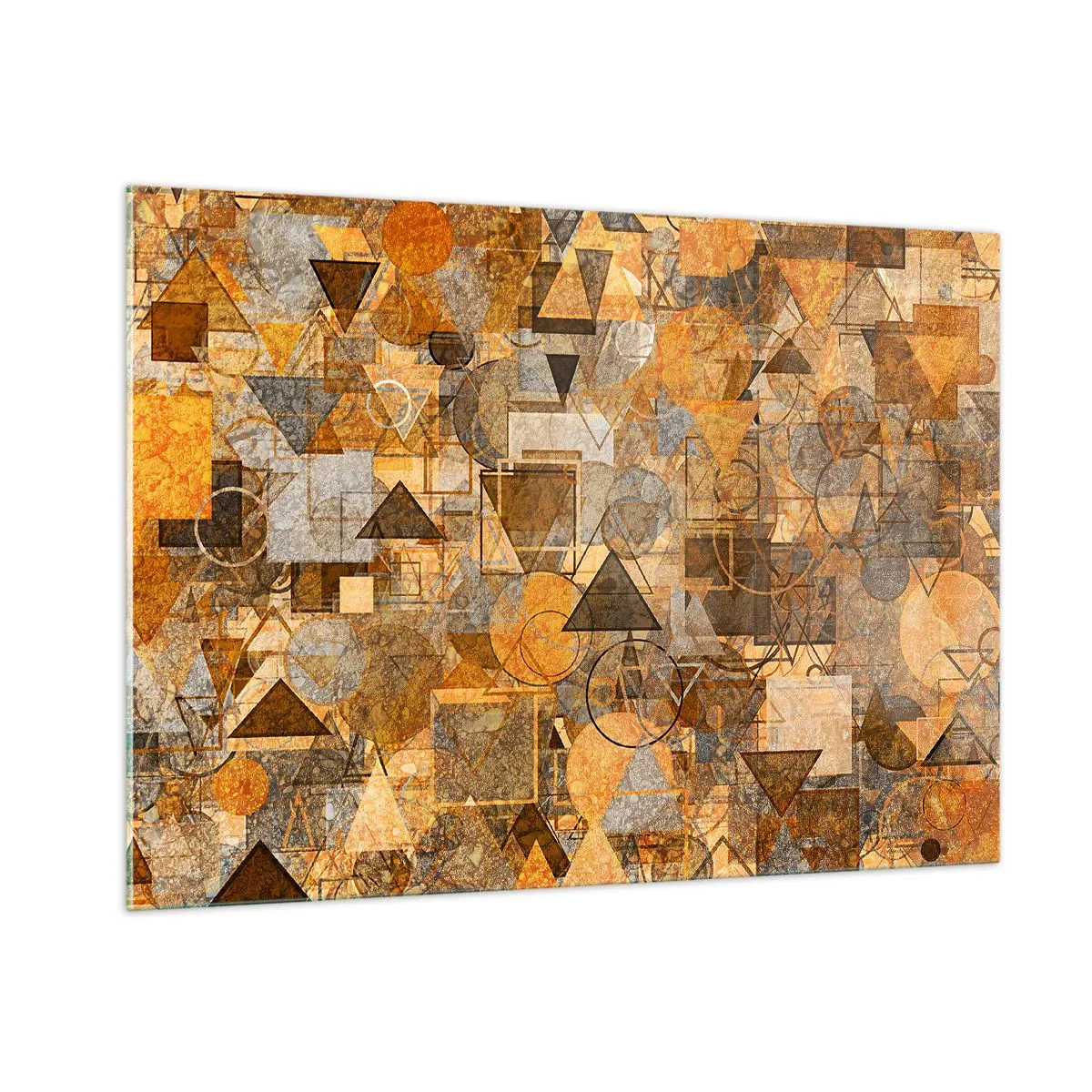 Billede på glas - Verden i form - 100x70 cm