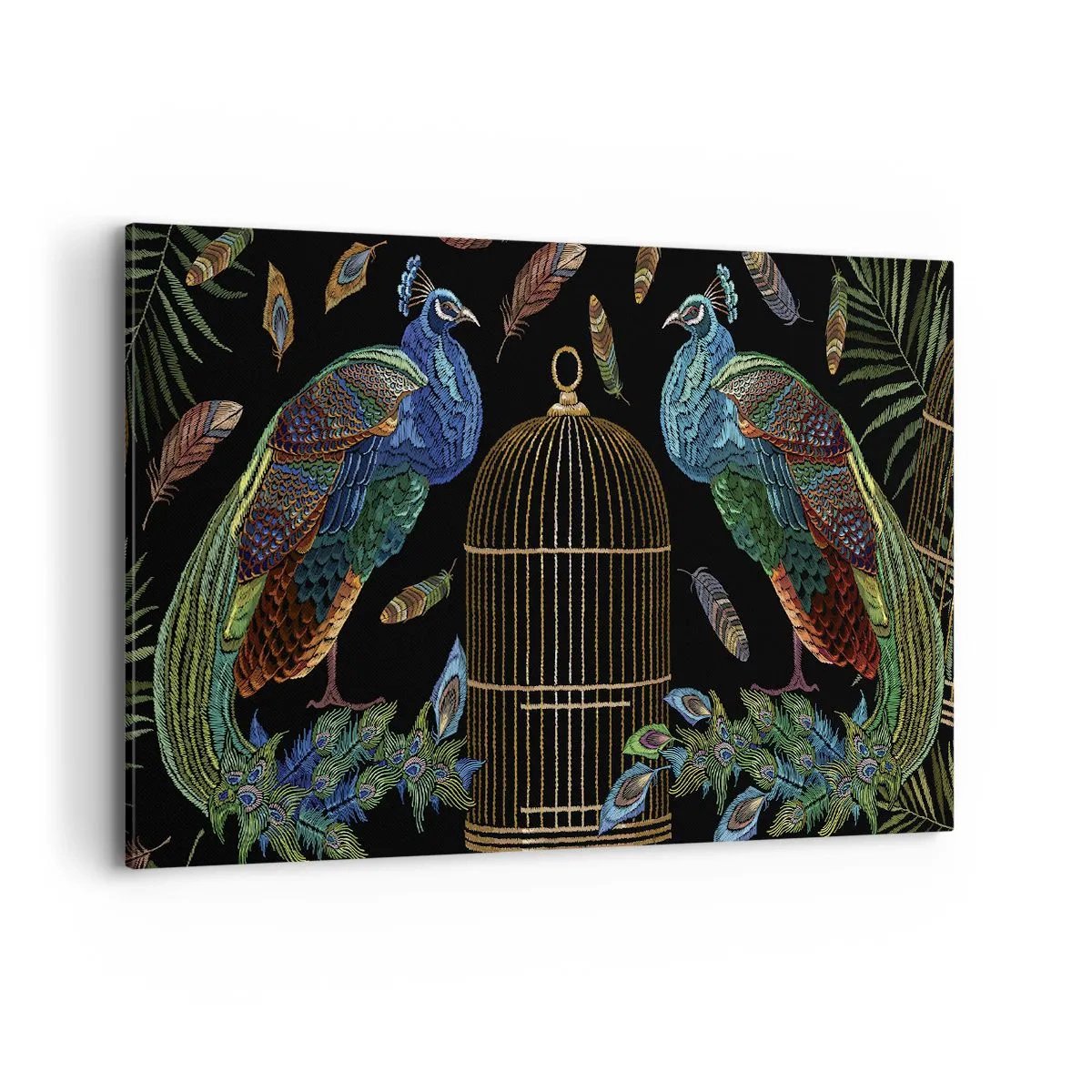 Lærredstryk - Billede på lærred - I kongelige gevandter - 120x80 cm