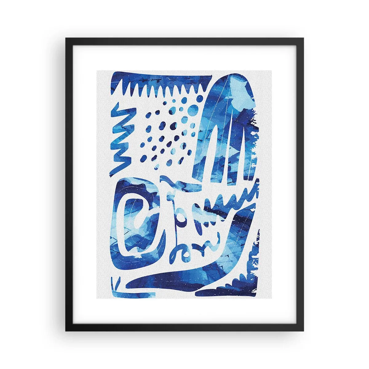Plakat i sort ramme - Tilbage til rødderne - 40x50 cm