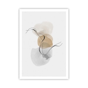 Plakat - Perler i luften - 70x100 cm