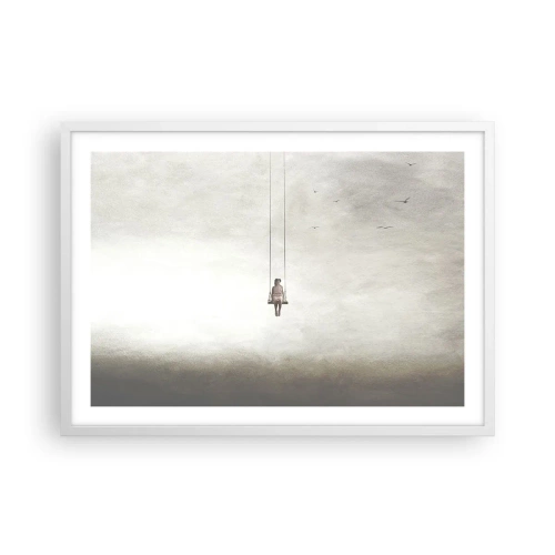 Plakat i hvid ramme - Barnet i os selv - 70x50 cm