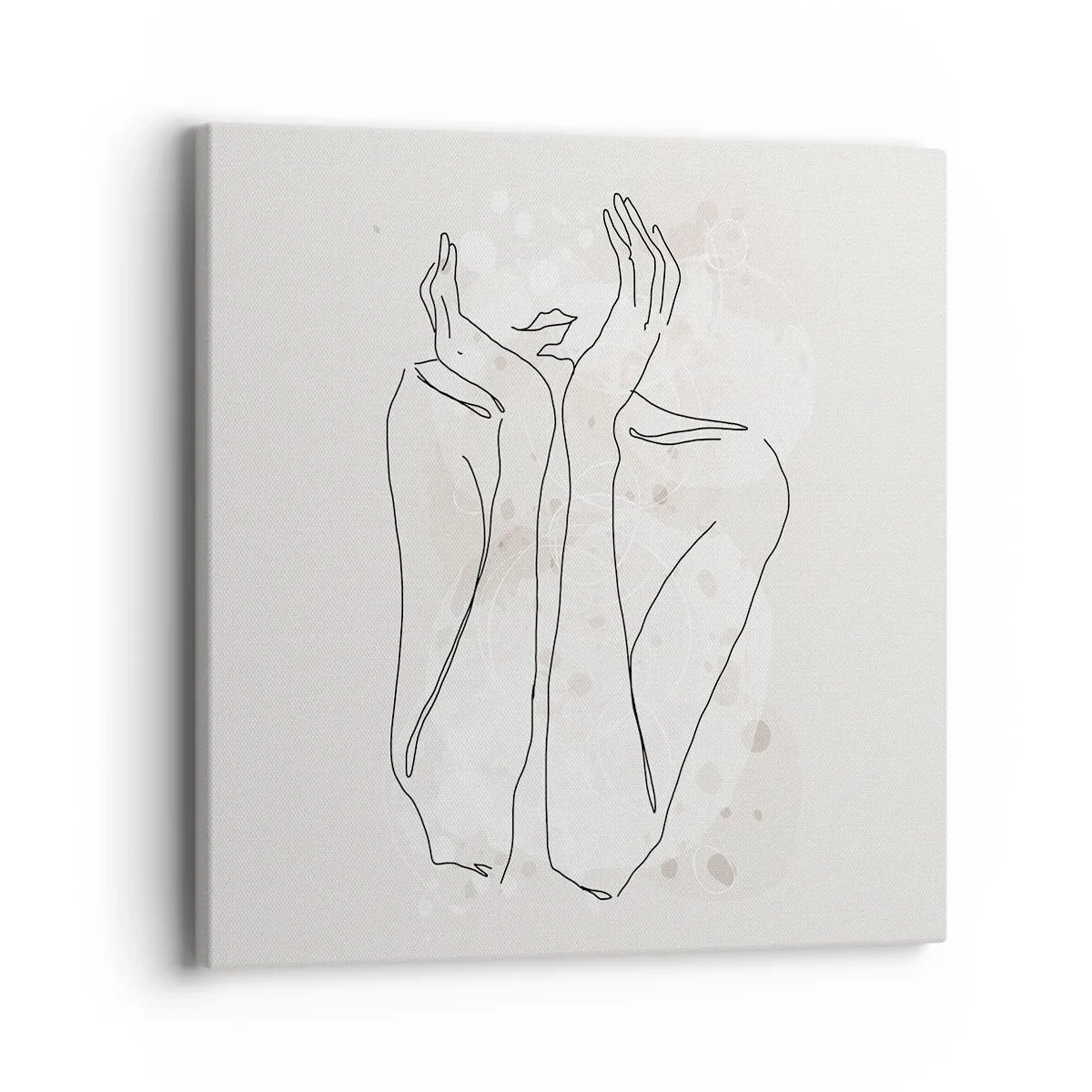 Lærredstryk - Billede på lærred - En drømmende stund - 40x40 cm