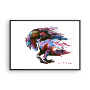 Plakat i sort ramme - I henrykkelse - 100x70 cm