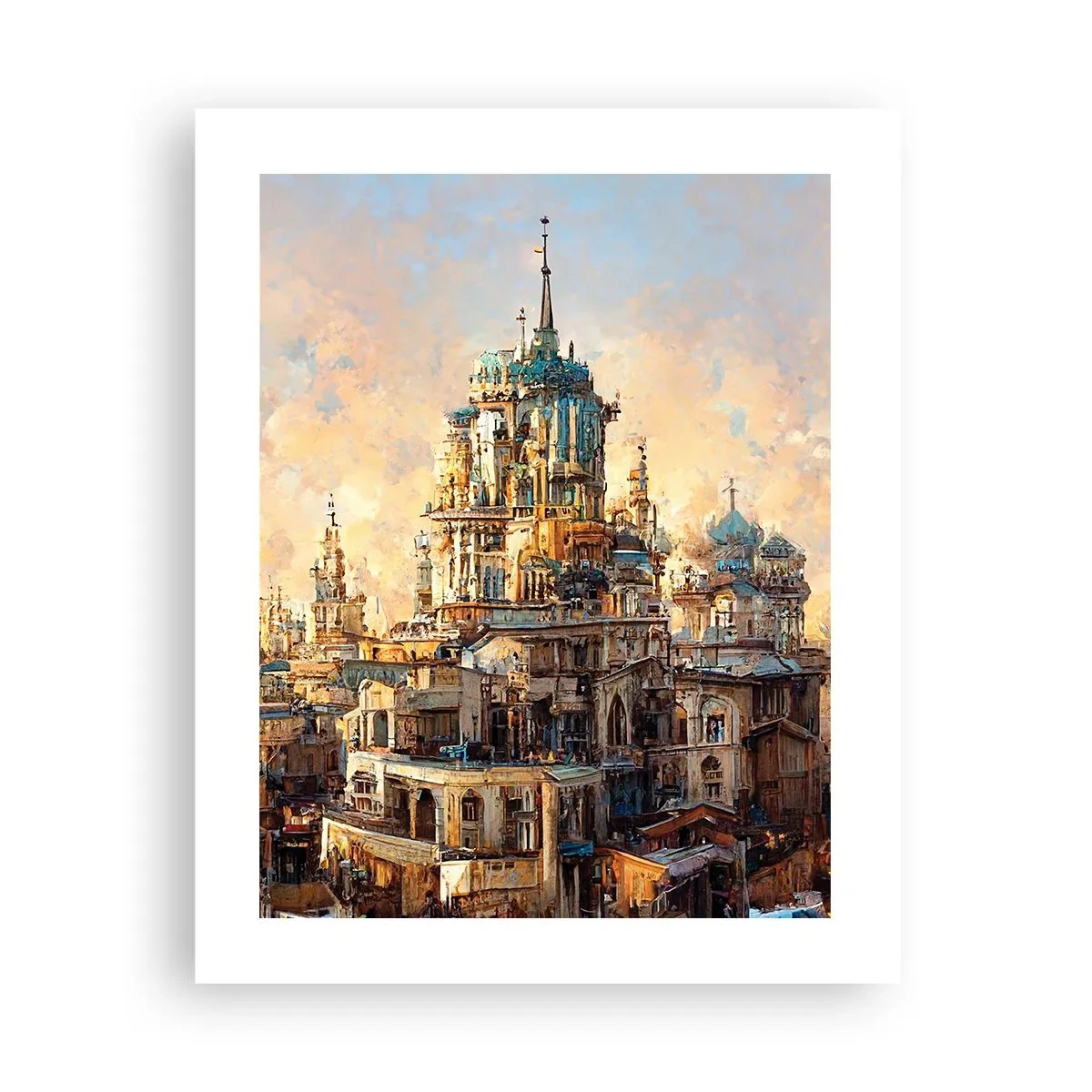 Plakat - En by af byer - 40x50 cm