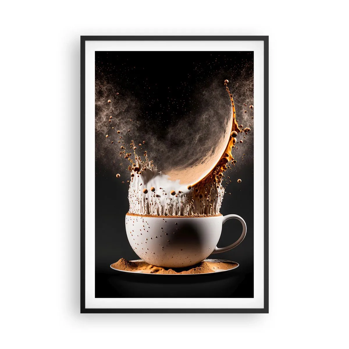 Plakat i sort ramme - En eksplosion af smag - 61x91 cm