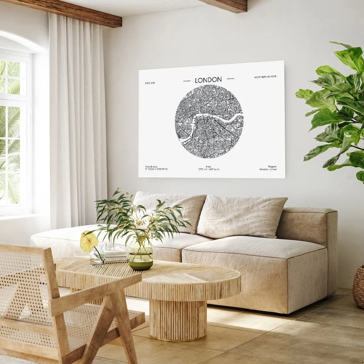 Plakat - Londons anatomi - 100x70 cm