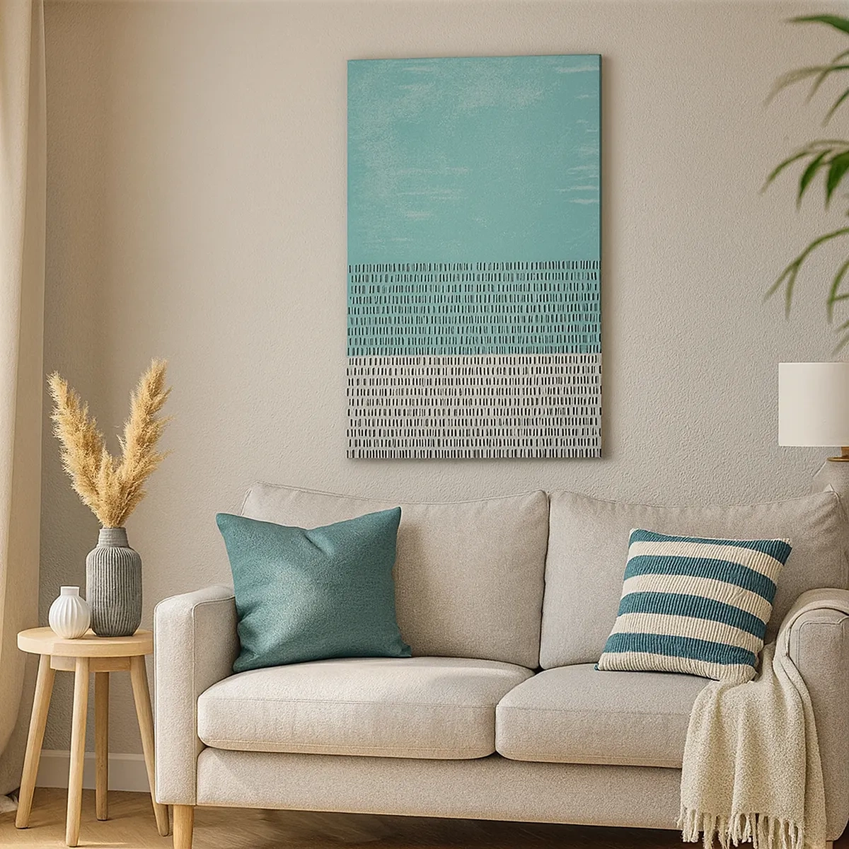 Lærredstryk - Billede på lærred - Balanceret sammensætning - 50x70 cm