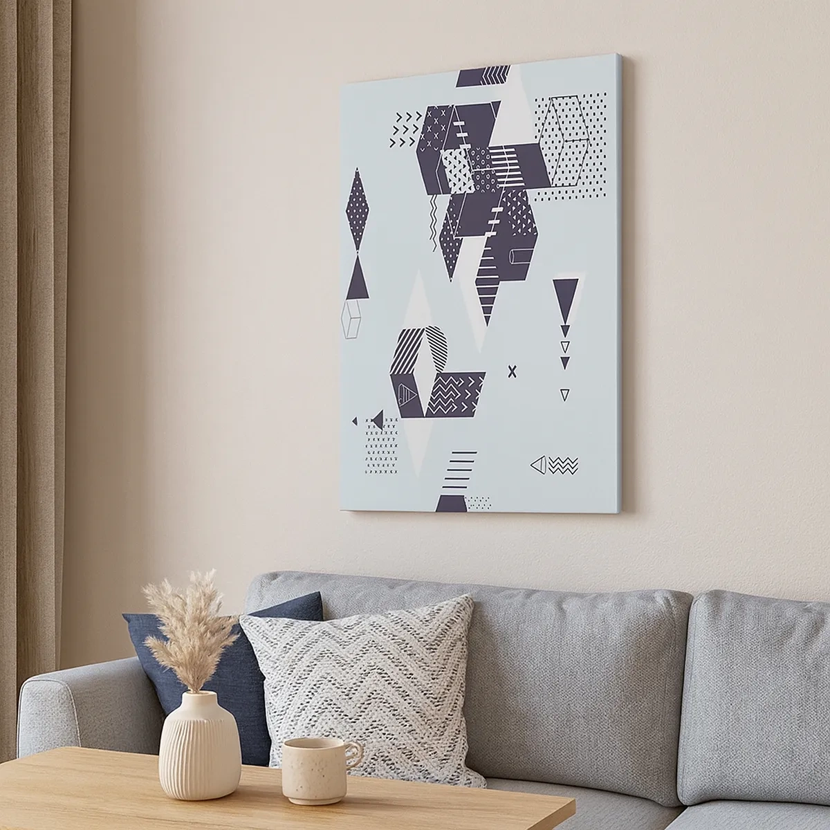 Lærredstryk - Billede på lærred - I matematikkens sjæl - 50x70 cm