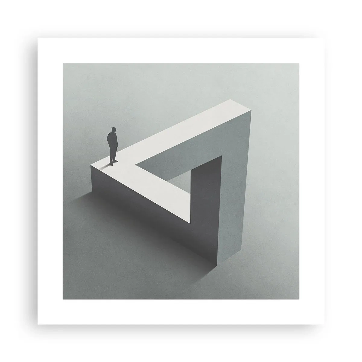 Plakat - Og dog er det muligt - 40x40 cm