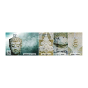 Fototapet Prøve Standard Eco - På jagt efter lys - Buddha, Buddha statue, Asien - 100x30 cm