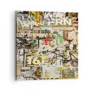 Lærredstryk - Billede på lærred - Åh, det er ved at ske... - 70x70 cm