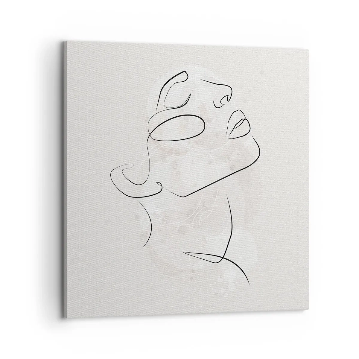Lærredstryk - Billede på lærred - Skitse af drømmen - 60x60 cm