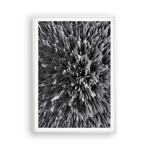 Plakat i hvid ramme - Det kan ikke blive skarpere end dette - 70x100 cm