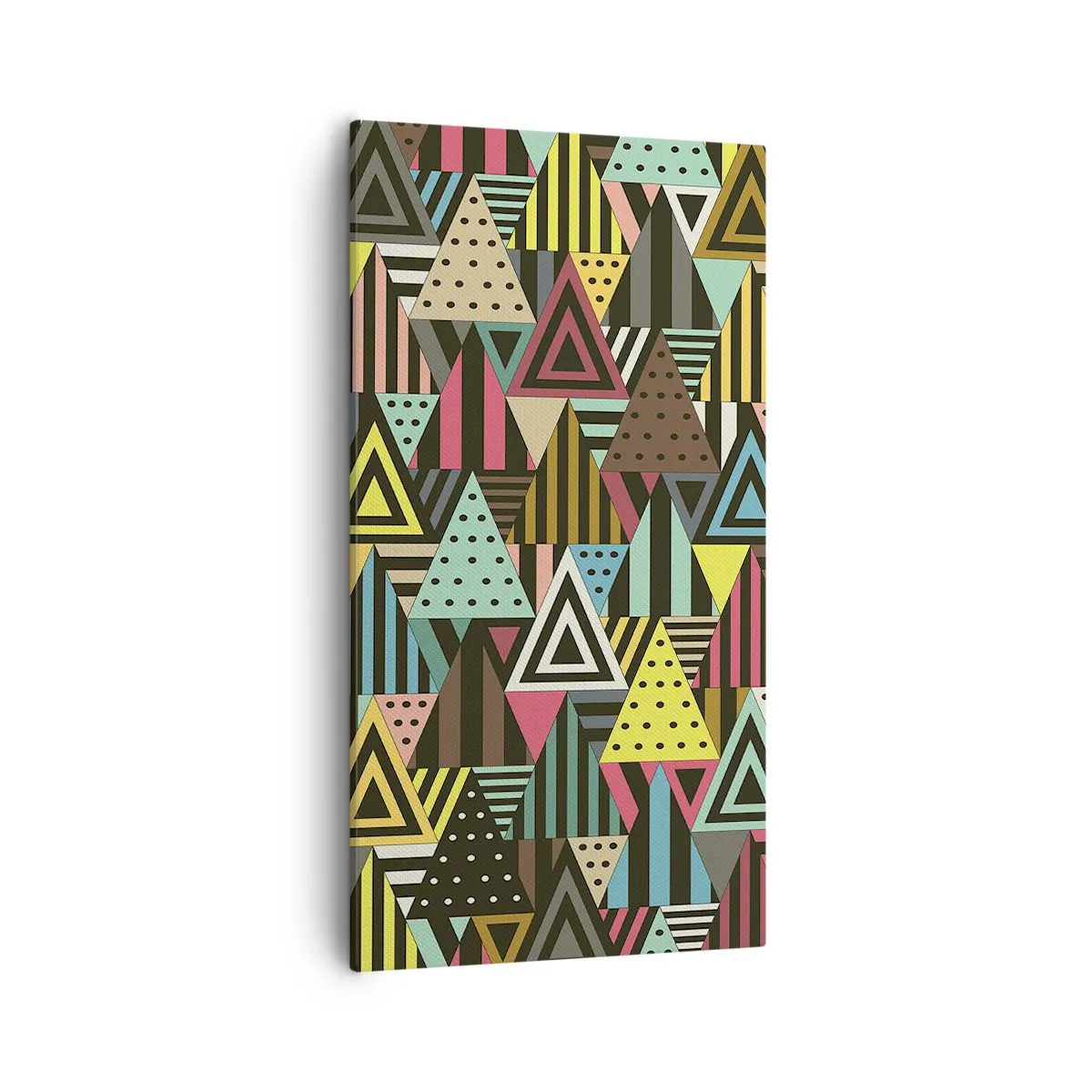 Lærredstryk - Billede på lærred - I takt på tre - 55x100 cm