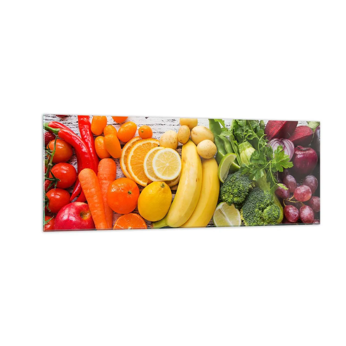 Billede på glas - Er det ikke nok? - 140x50 cm