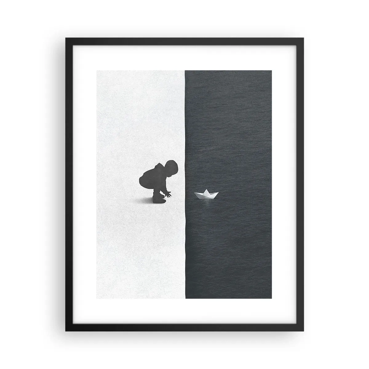 Plakat i sort ramme - Stor ekspedition - 40x50 cm