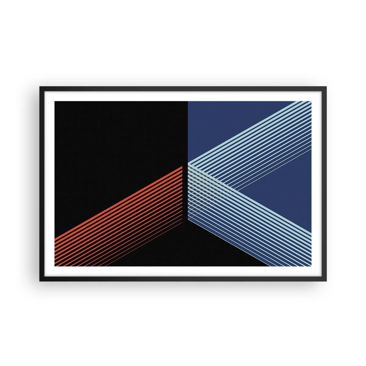 Plakat i sort ramme - En simpel historie - 91x61 cm