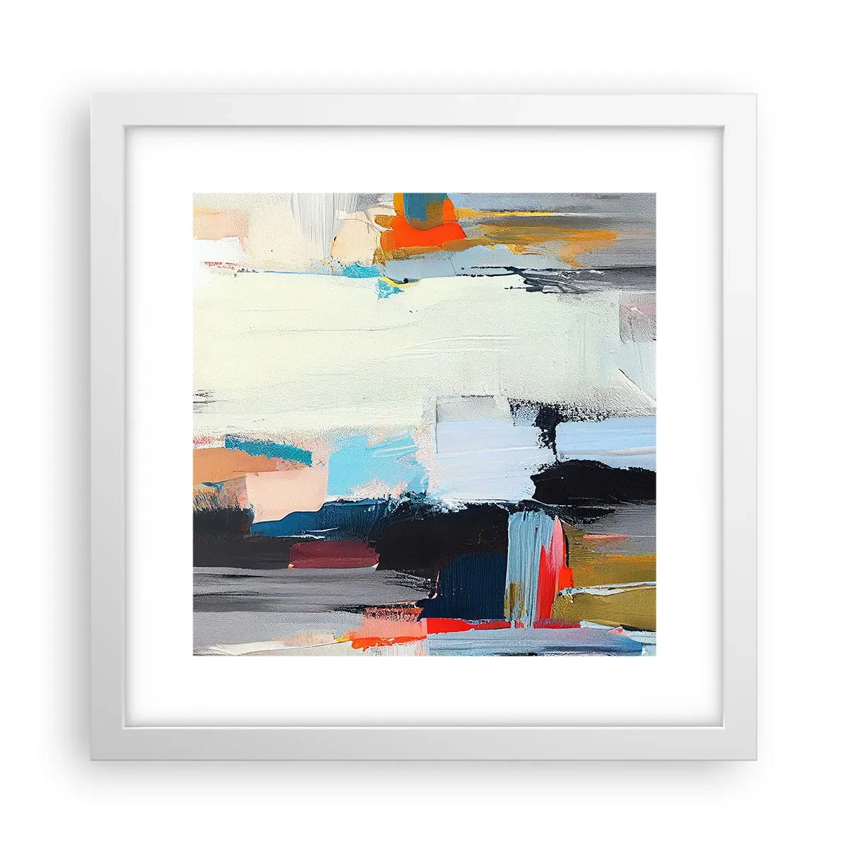 Plakat i hvid ramme - Er der en metode? - 30x30 cm