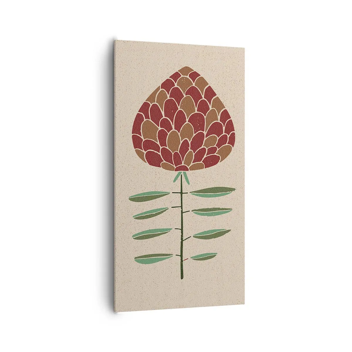 Lærredstryk - Billede på lærred - Som en stor pind - 65x120 cm