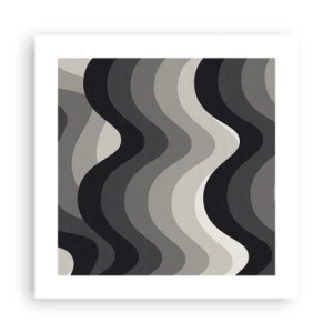 Plakat - Bølge efter bølge - 40x40 cm