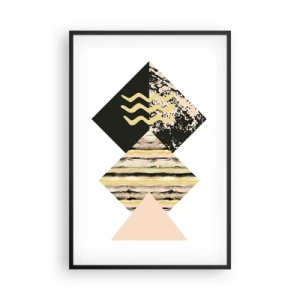 Plakat i sort ramme - Ikke så simpelt - 61x91 cm