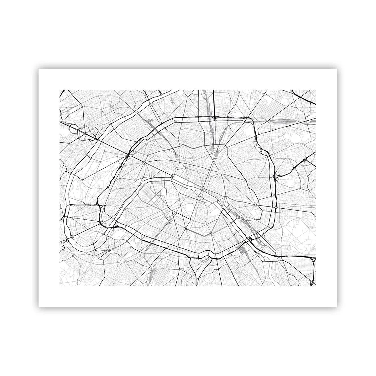 Plakat - Paris' blomst - 50x40 cm