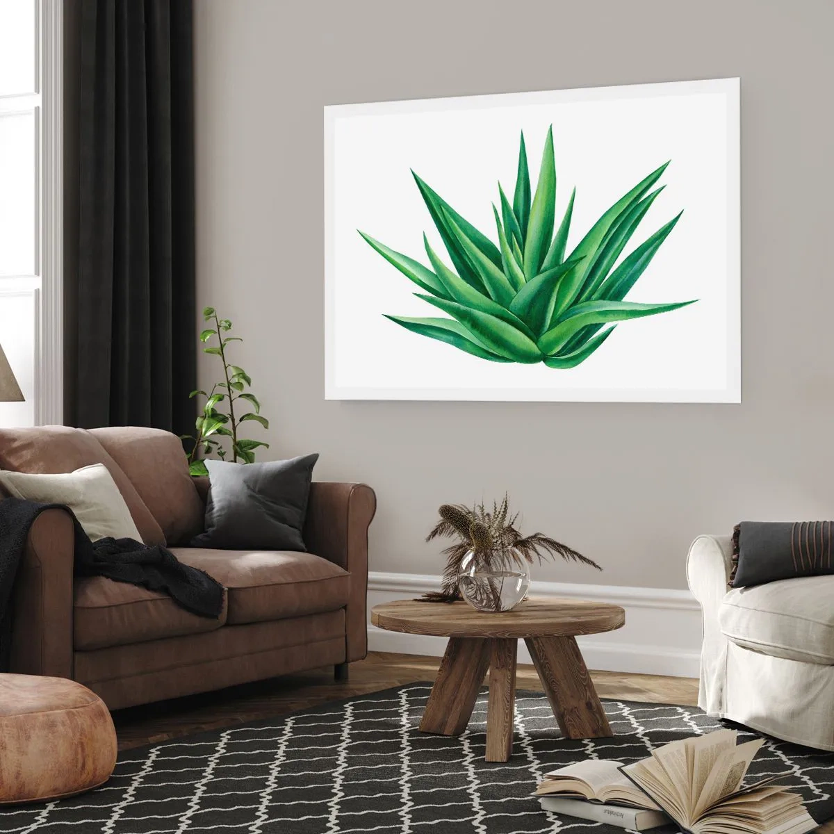 Plakat - Grøn - styrke - liv - 91x61 cm