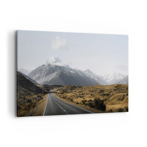 Lærredstryk - Billede på lærred - Vejen til hjerte - 100x70 cm