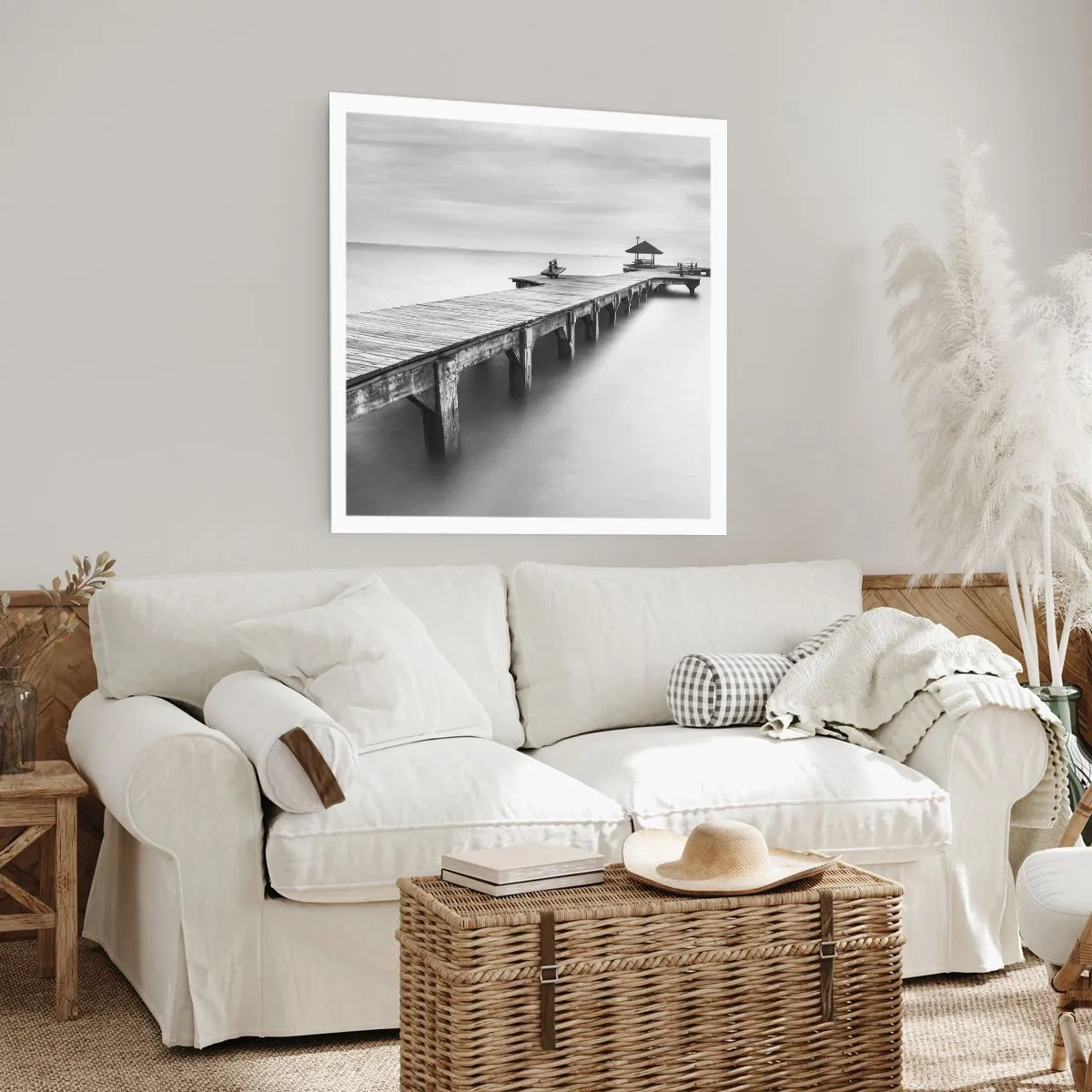 Plakat - Ind i det fjerne - 50x50 cm