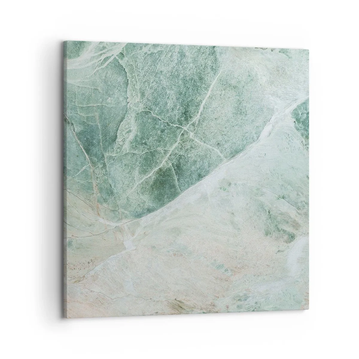 Lærredstryk - Billede på lærred - Den ædle kølighed af sten - 50x50 cm